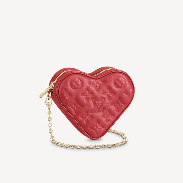 入手困難 ルイヴィトン ハートオンチェーンポーチ 偽物 モノグラム ショルダーバッグ M80837